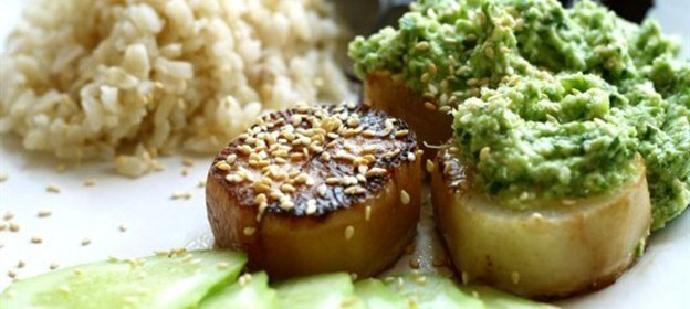 Стейк из редьки дайкон