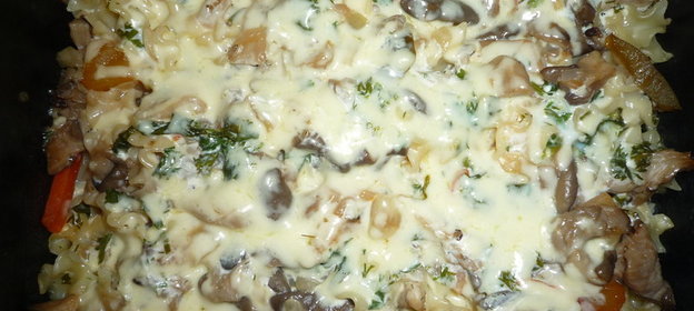 запеканка овощная с макаронами