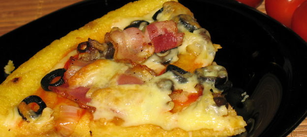 Полента-пицца