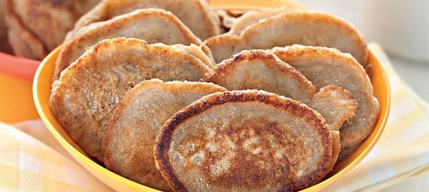 Овсяные оладьи с бананом