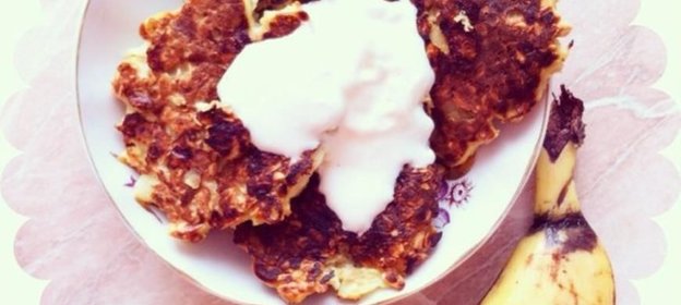 Диетические овсяные оладьи