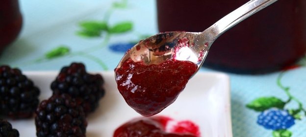 Живое желе из ежевики