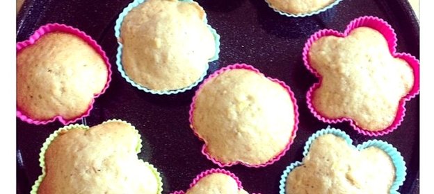 Маффины с яблоками, морковью и бананами