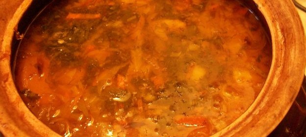 щи с фасолью