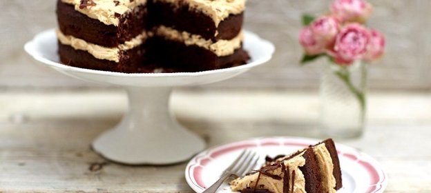 Пряный кофейно-шоколадный торт