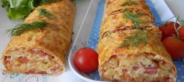 Пицца в лаваше