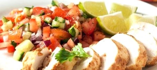 Куриная грудка под имбирно-сметанным соусом