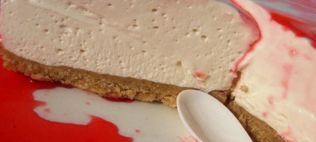 Холодный Чизкейк с белым шоколадом