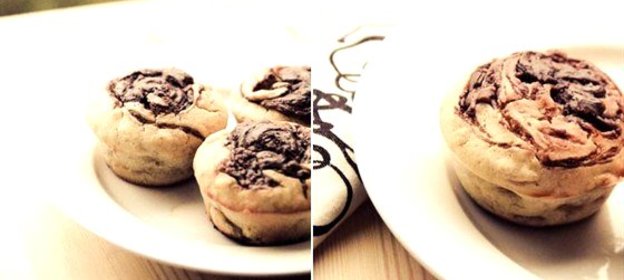 Домашние маффины с бананом и нутеллой (Starbucks has a rest)