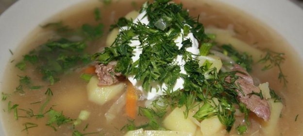 Суточные щи на квашеной капусте