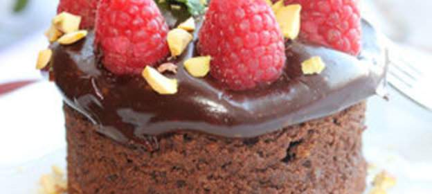 Шоколадно-миндальные пирожные