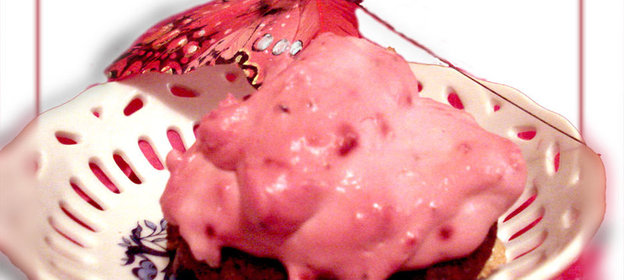 Эспрессо-маффины с айсингом Violet Velvet