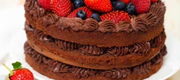 Шоколадный торт «ЯГОДНАЯ ПОЛЯНА В ЛЕСУ ПРИФРОНТОВОМ»