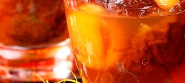 Компот из сухофруктов с цедрой