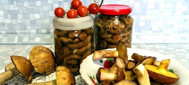 Соленые подосиновики