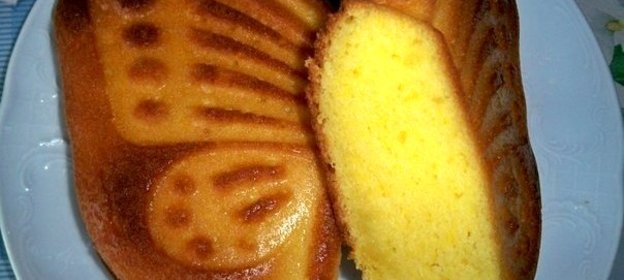 Апельсиновый кекс на скорую руку