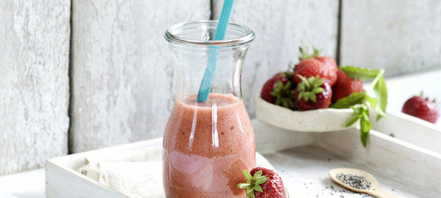 Коктейль-смузи «Клубничный»