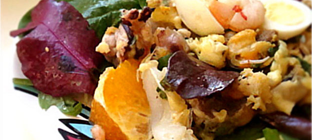 Теплый салат Морское Танго