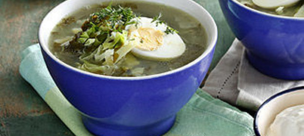 Зеленые щи в мультиварке