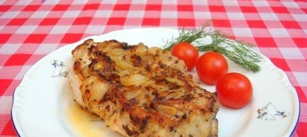 Свинина в луково-лимонном маринаде