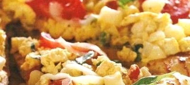 Пицца с картошкой и курицей