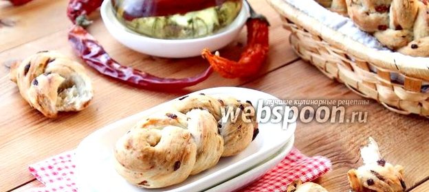 Булочки-косички дрожжевые