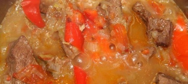 Гуляш из говядины