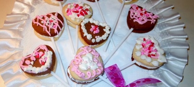 СЕРДЕЧНОЕ ПЕЧЕНЬЕ для школьных друзей ко Дню Св.Валентина