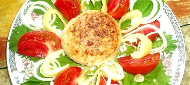 Зразы из кабачков с курицей