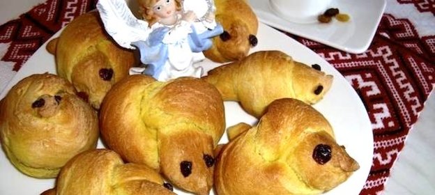 Дрожжевые постные булочки «Жаворонки»