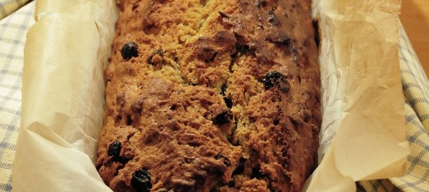 Невероятно яркий тыквенный хлебокекс :)