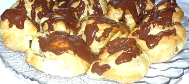 Эклеры с заварным кофейным кремом