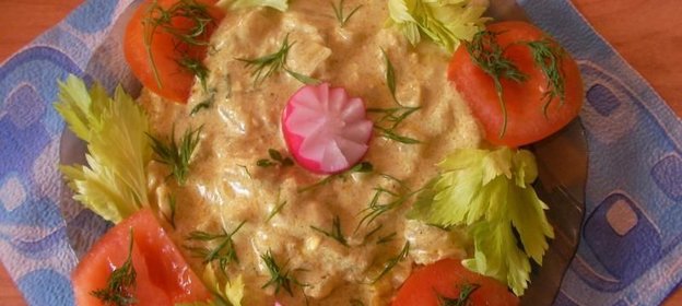 Курочка с подливой