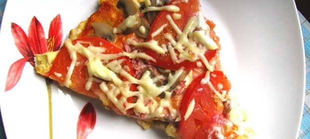 Пицца по-быстрому (из творога)