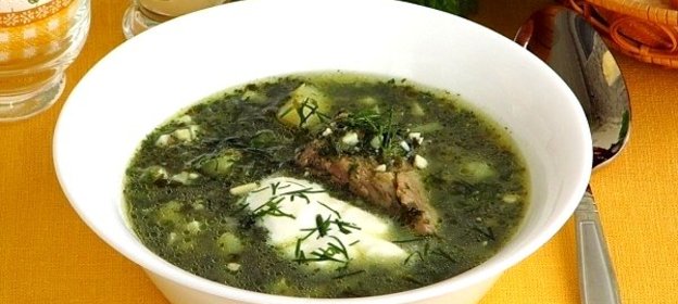 Щи из крапивы