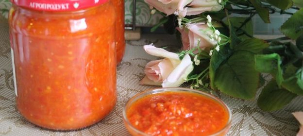 Острый томатный соус со сладким перцем