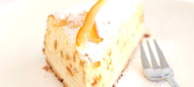 Творожная запеканка с фруктами