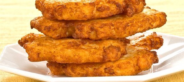 Картофельные лепешки с брынзой