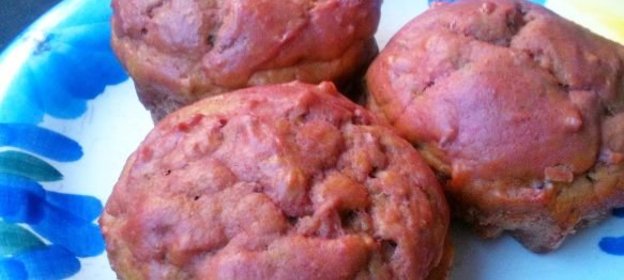 Свекольно-рисовые кексы