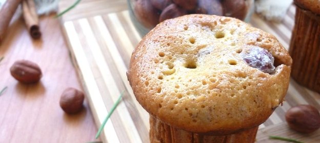 Карамельные кексы с тыквой и фундуком