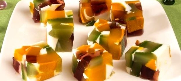 Разноцветное желе