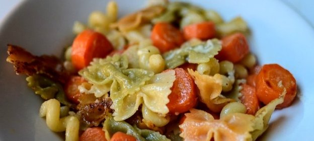 Паста с морковью