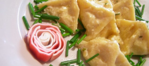 Равиоли с КРАБОВОЙ начинкой