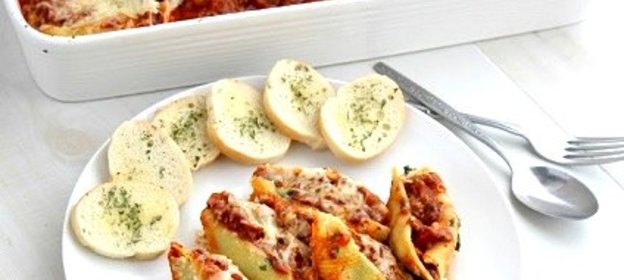 Макароны, начиненные фаршем