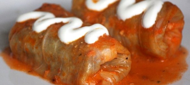 Гречневые голубцы с грибным ассорти