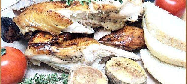 Индейка в апельсиновом маринаде с пряностями