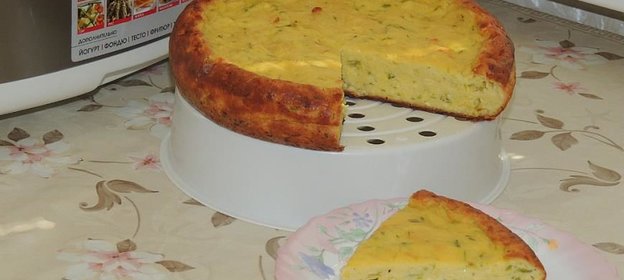 Запеканка из творога и кабачков