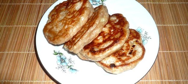 Ржаные оладьи с репчатым луком