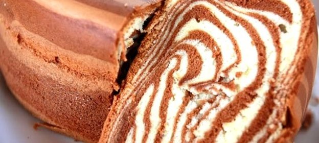 Кекс Зебра в мультиварке