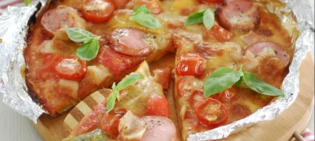 Пицца на мангале